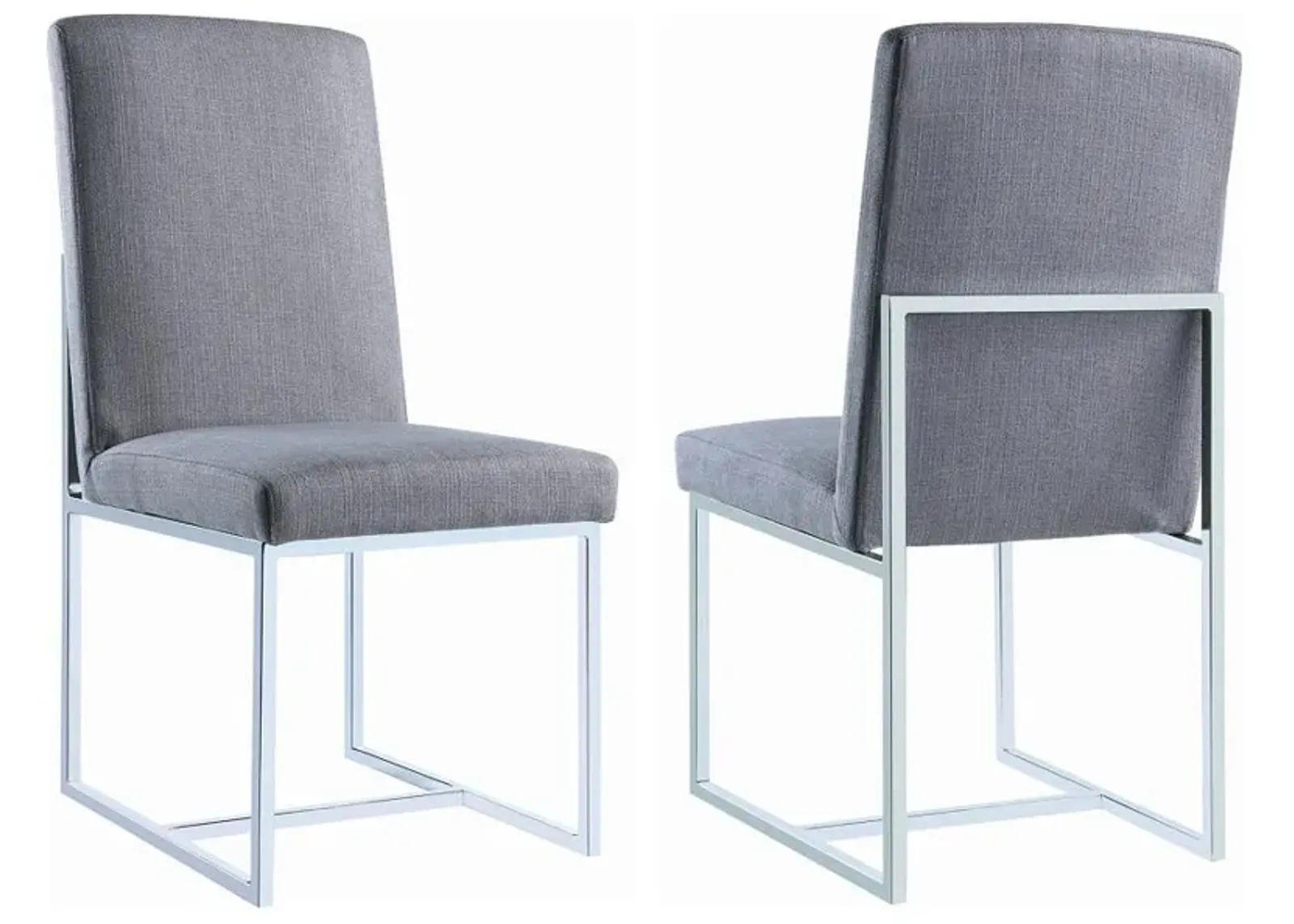 Mackinnon - Upholstered Dining Side Chair (Set of 2) - Gray