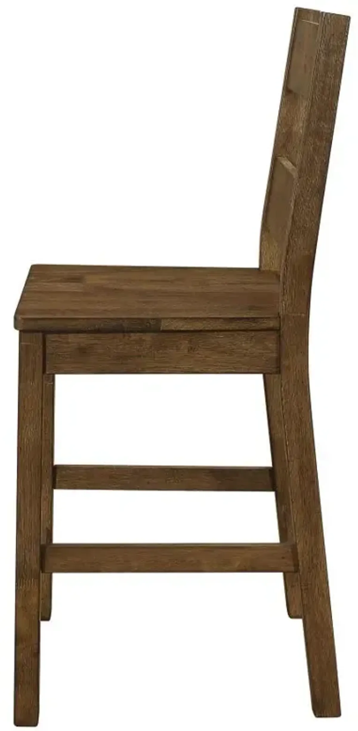 Coleman - Wood Counter Chair (Set of 2) - Rustic Golden Brown