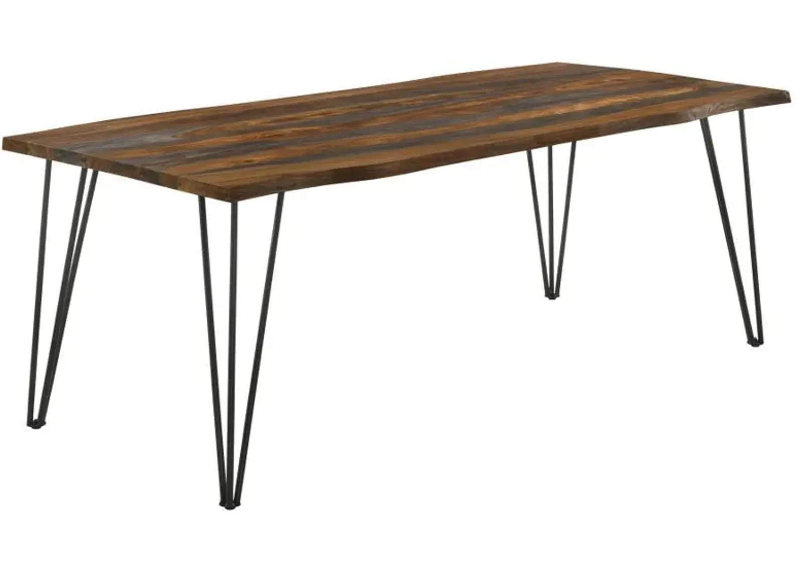 Neve - Live Edge Dining Table - Gray Sheesham