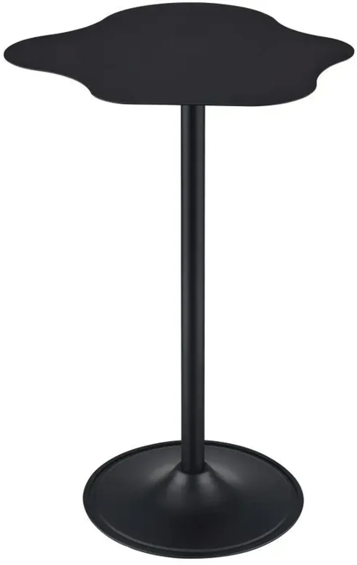 Keanu - Curved Cloud-Shaped Bistro Bar Table - Black