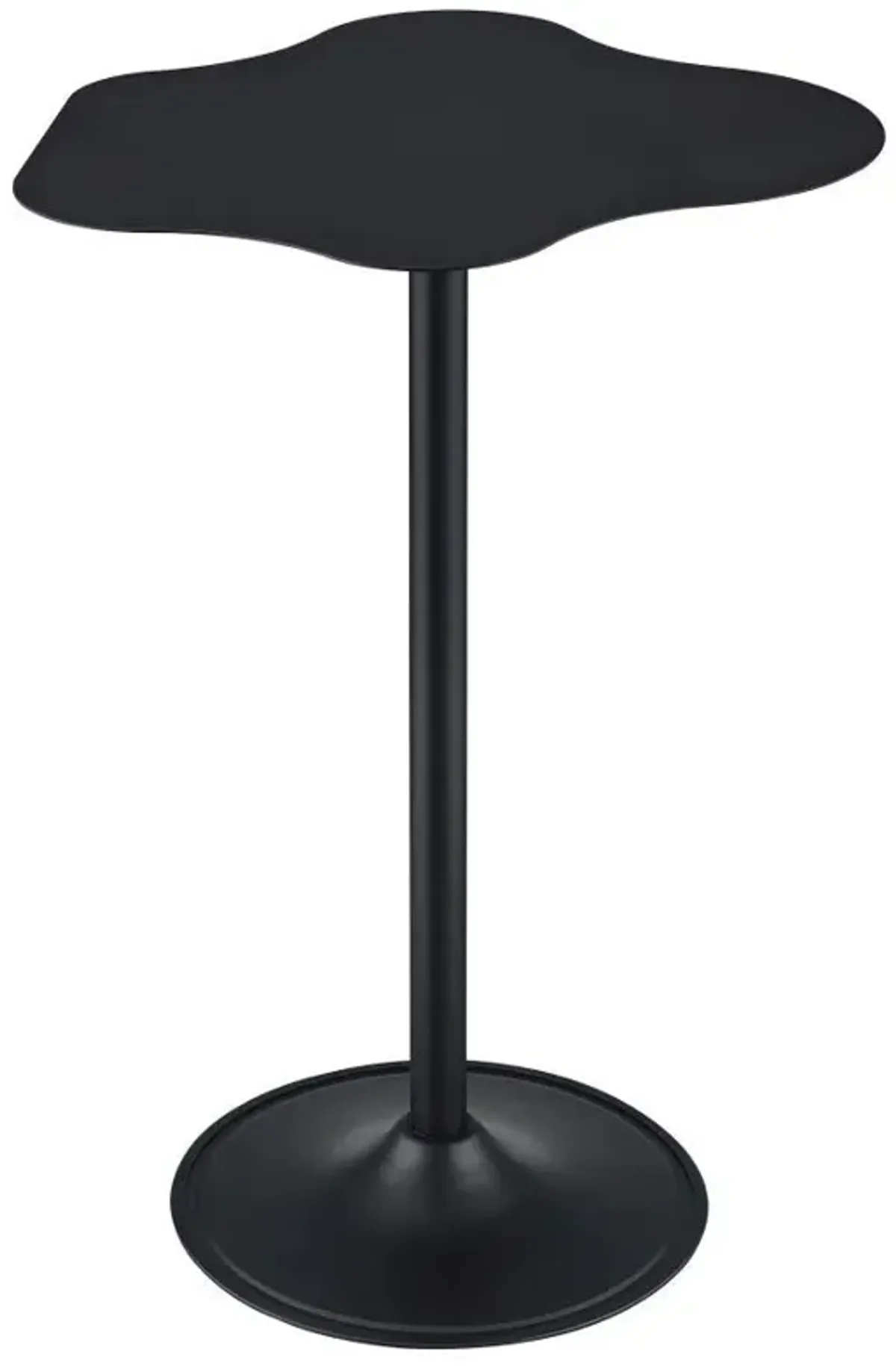 Keanu - Curved Cloud-Shaped Bistro Bar Table - Black