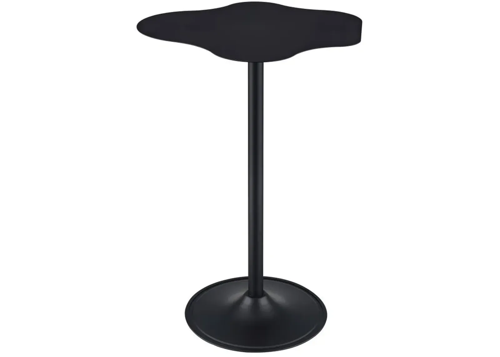 Keanu - Curved Cloud-Shaped Bistro Bar Table - Black