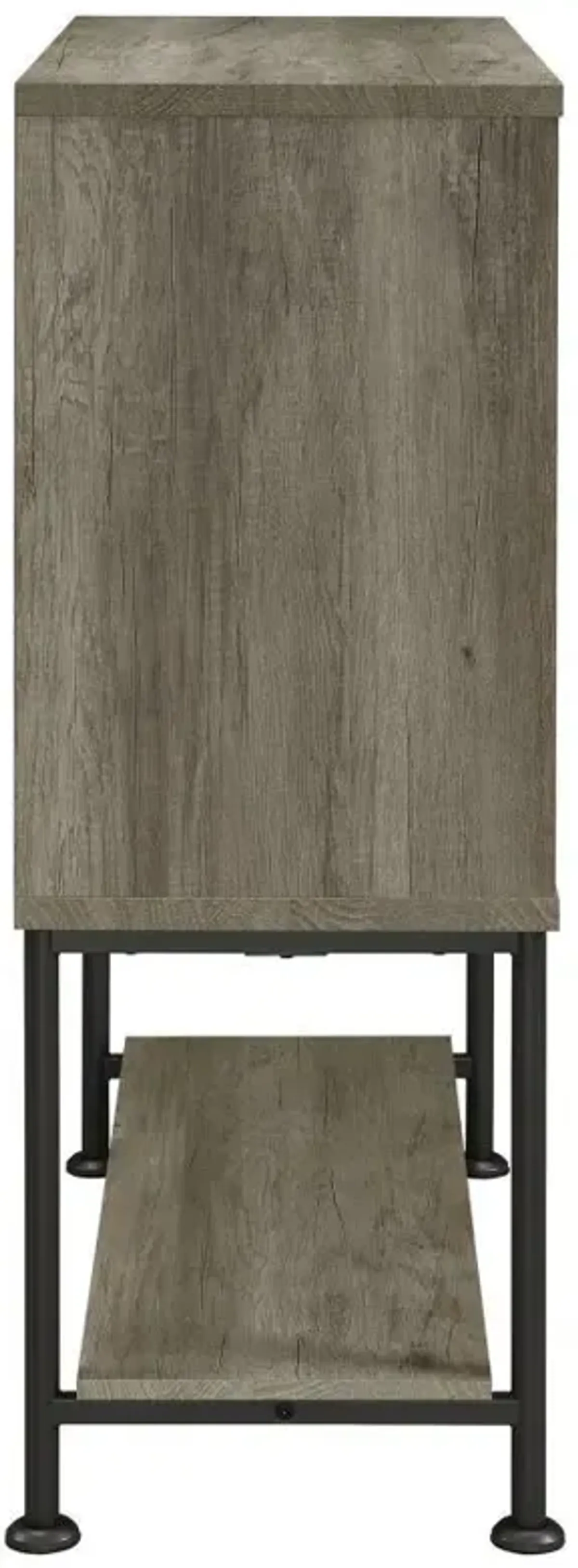 Claremont - Sliding Door Home Bar Wine Cabinet - Gray Driftwood