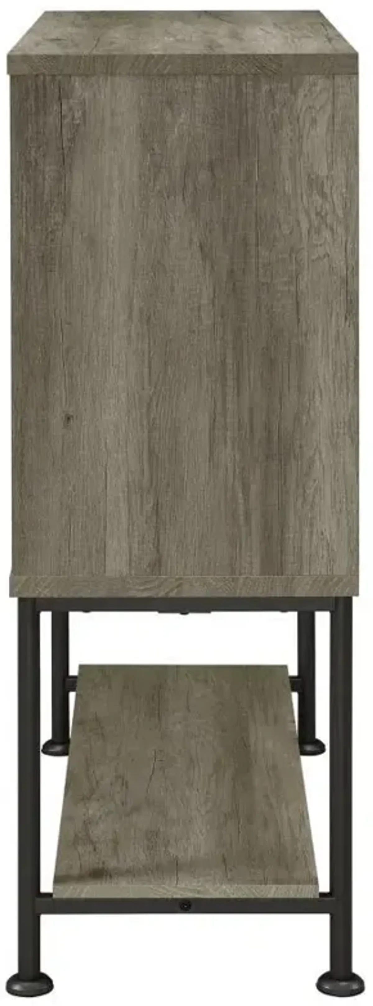 Claremont - Sliding Door Home Bar Wine Cabinet - Gray Driftwood