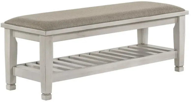 Franco - Bench with Lower Shelf