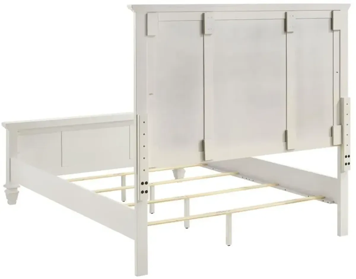 Sandy Beach - Panel Bed with High Headboard