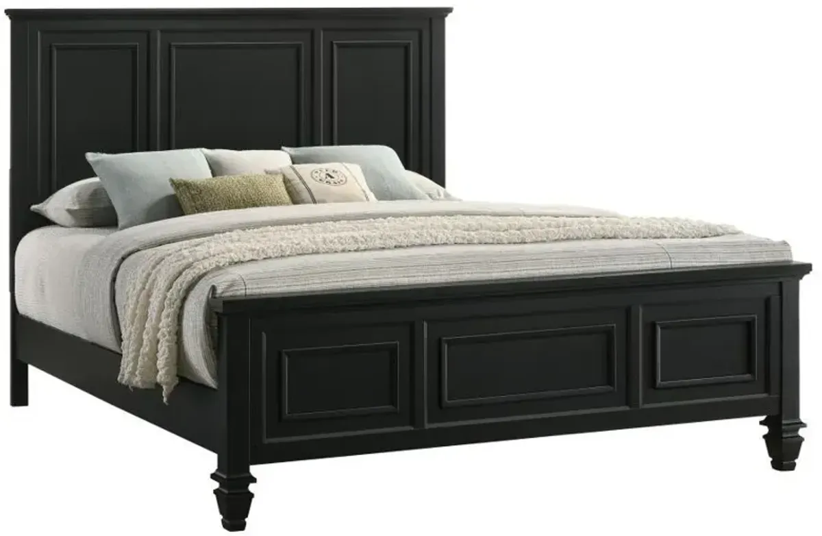 Sandy Beach - Panel Bed with High Headboard