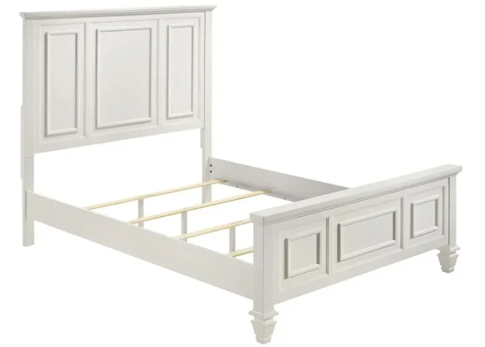 Sandy Beach - Panel Bed with High Headboard