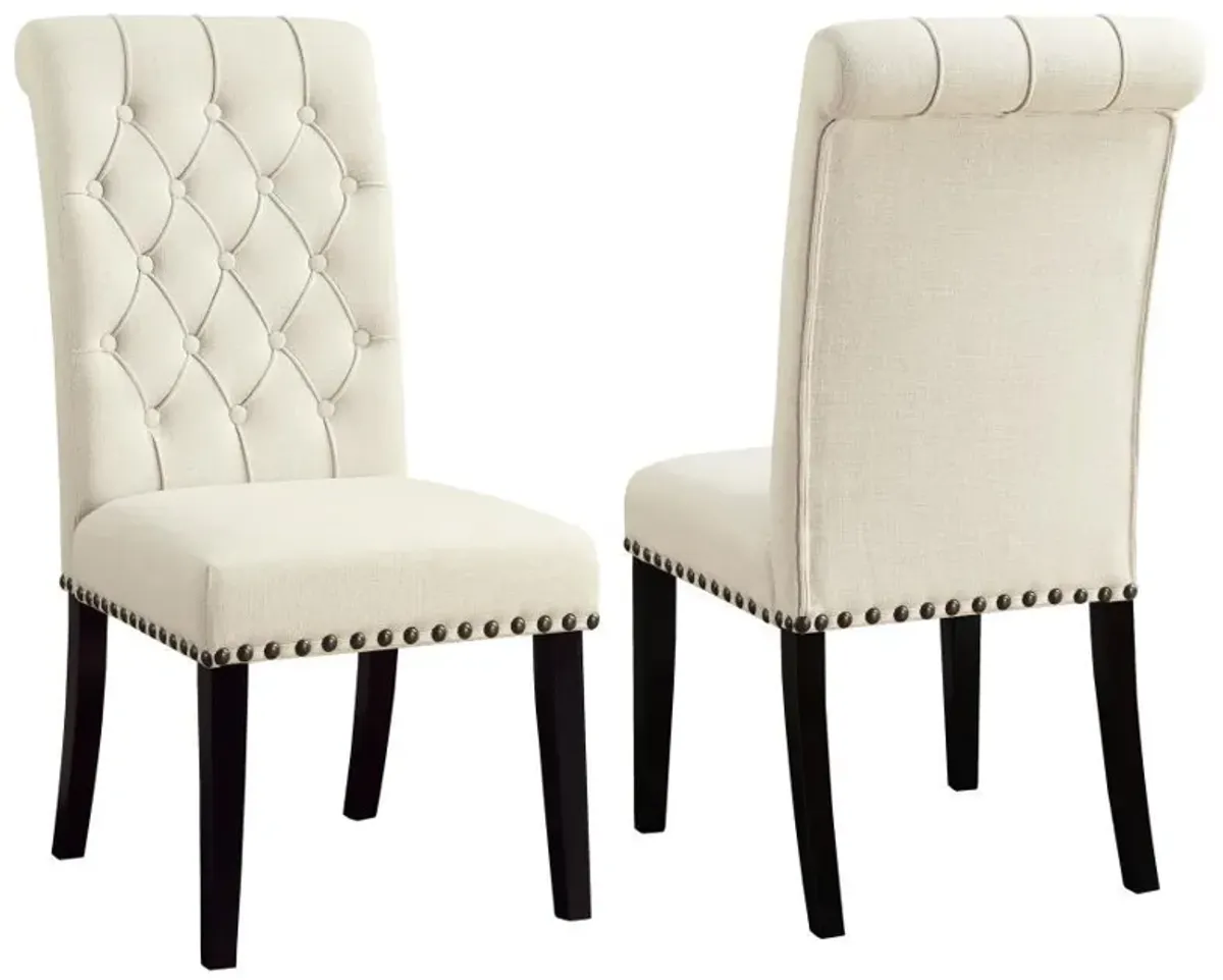 Alana - Fabric Upholstered Dining Side Chair (Set of 2) - Beige