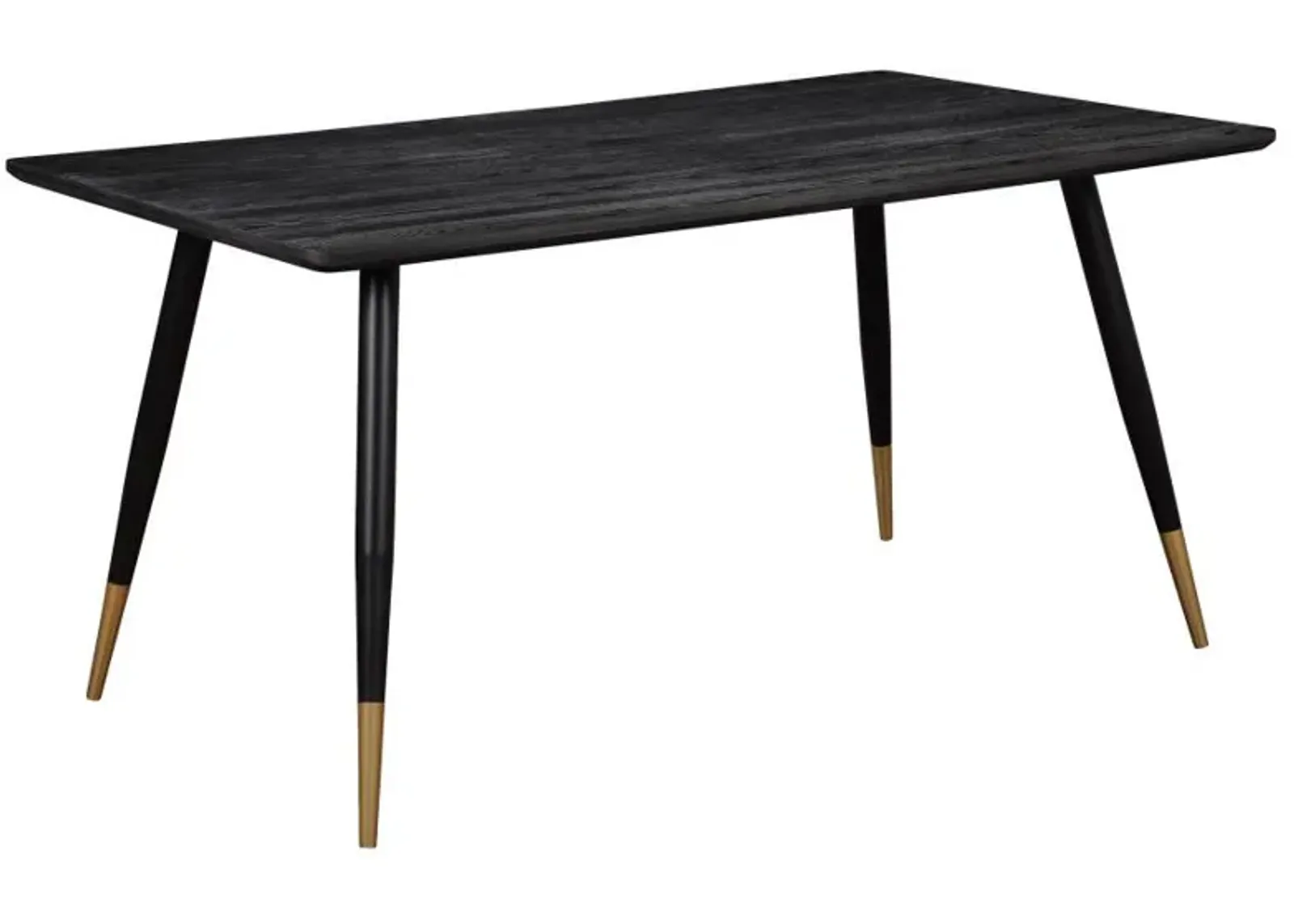 Zetta - Rectangular Wood Dining Table - Black