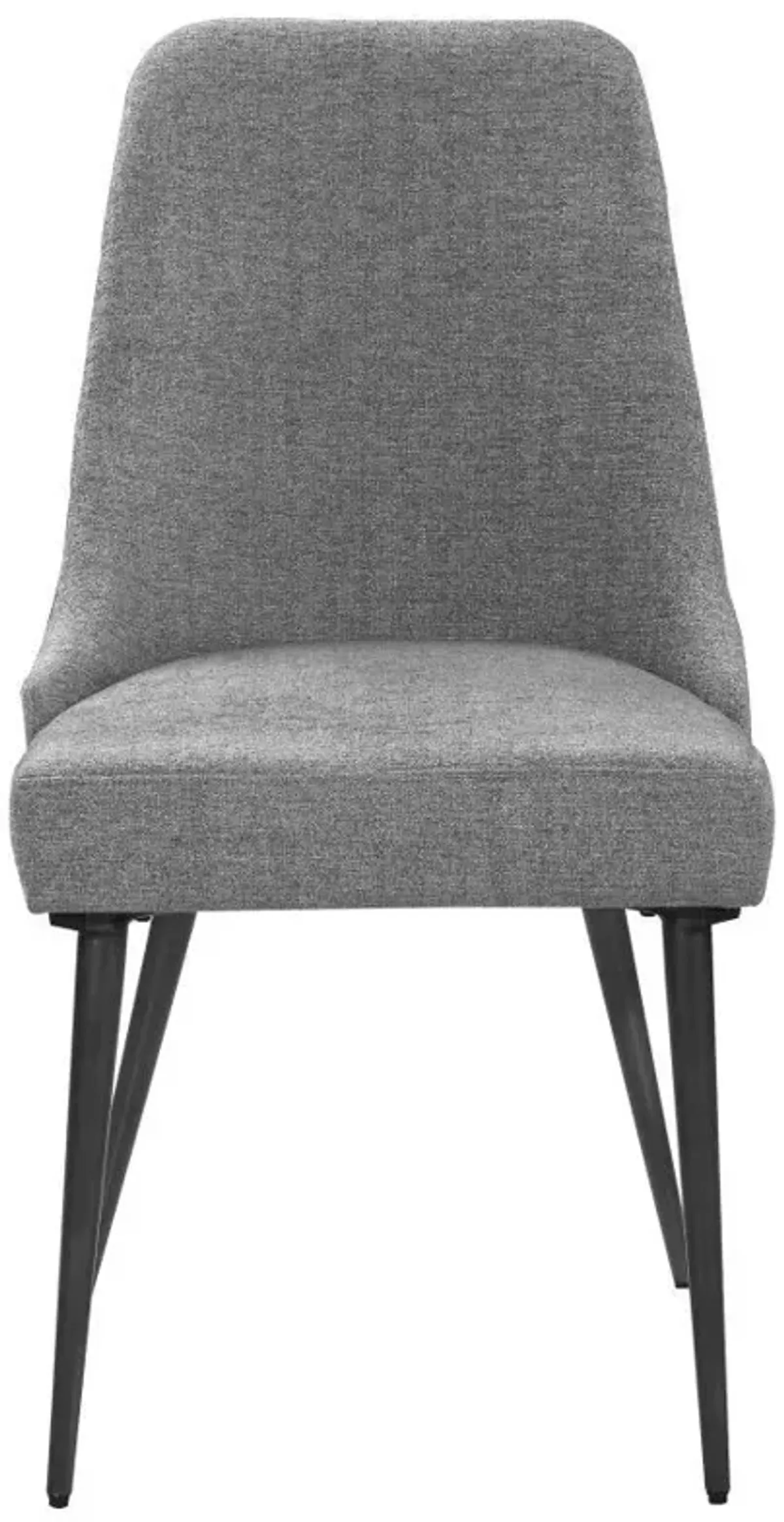 Alan - Fabric Upholstered Dining Side Chair (Set of 2) - Gray
