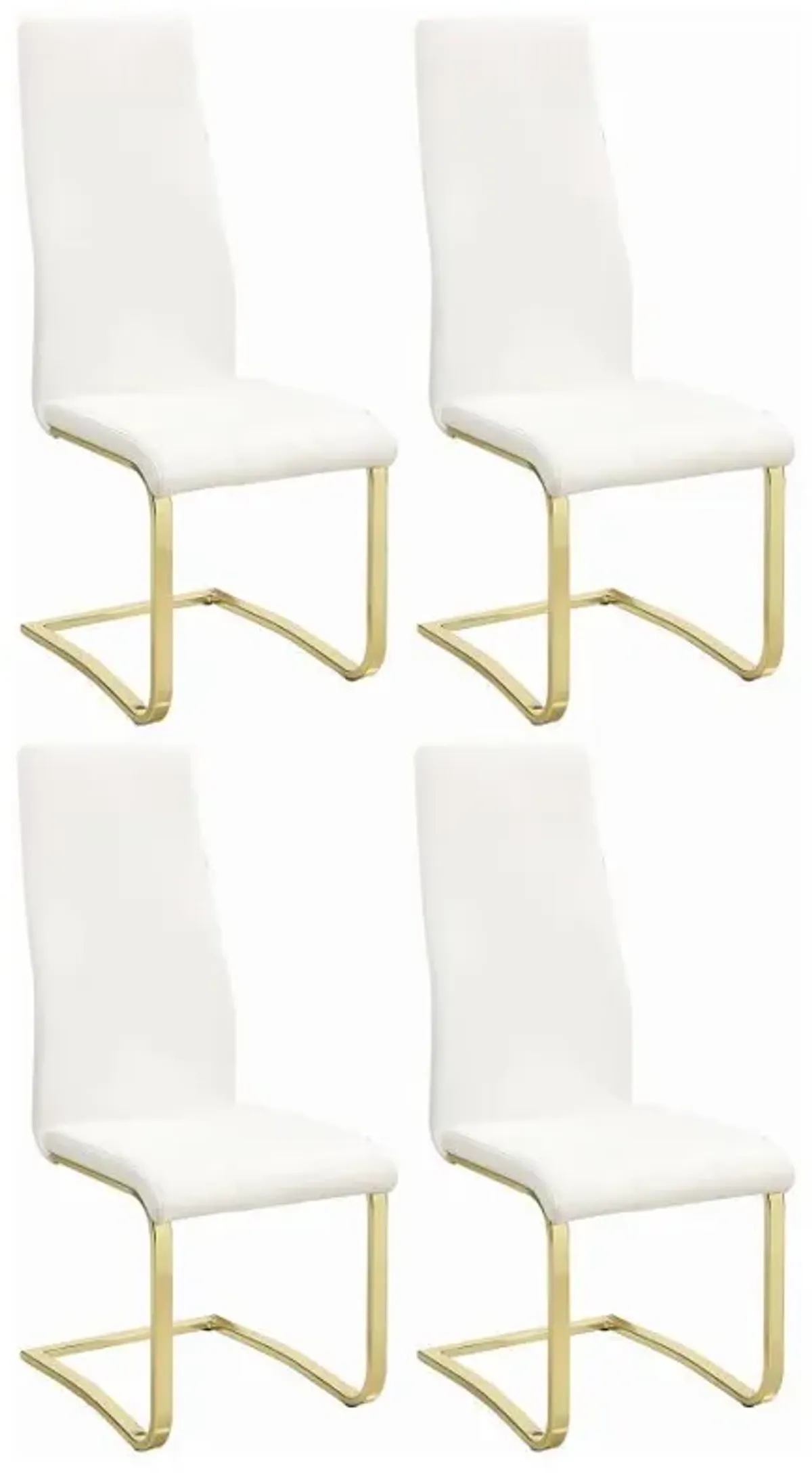 Montclair - Upholstered Dining Side Chair (Set of 4) - White