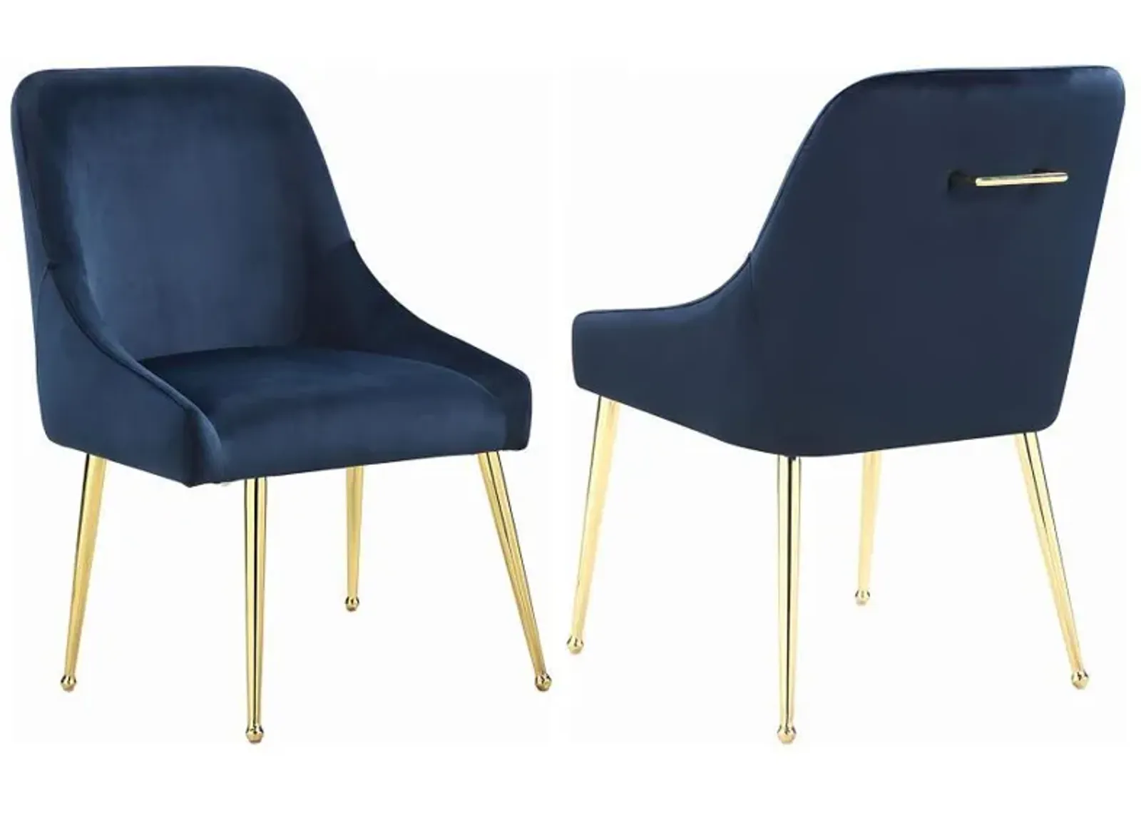 Mayette - Side Chairs (Set of 2) - Dark Ink Blue