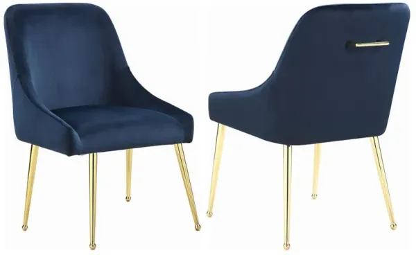 Mayette - Upholstered Side Dining Chair (Set of 2) - Blue