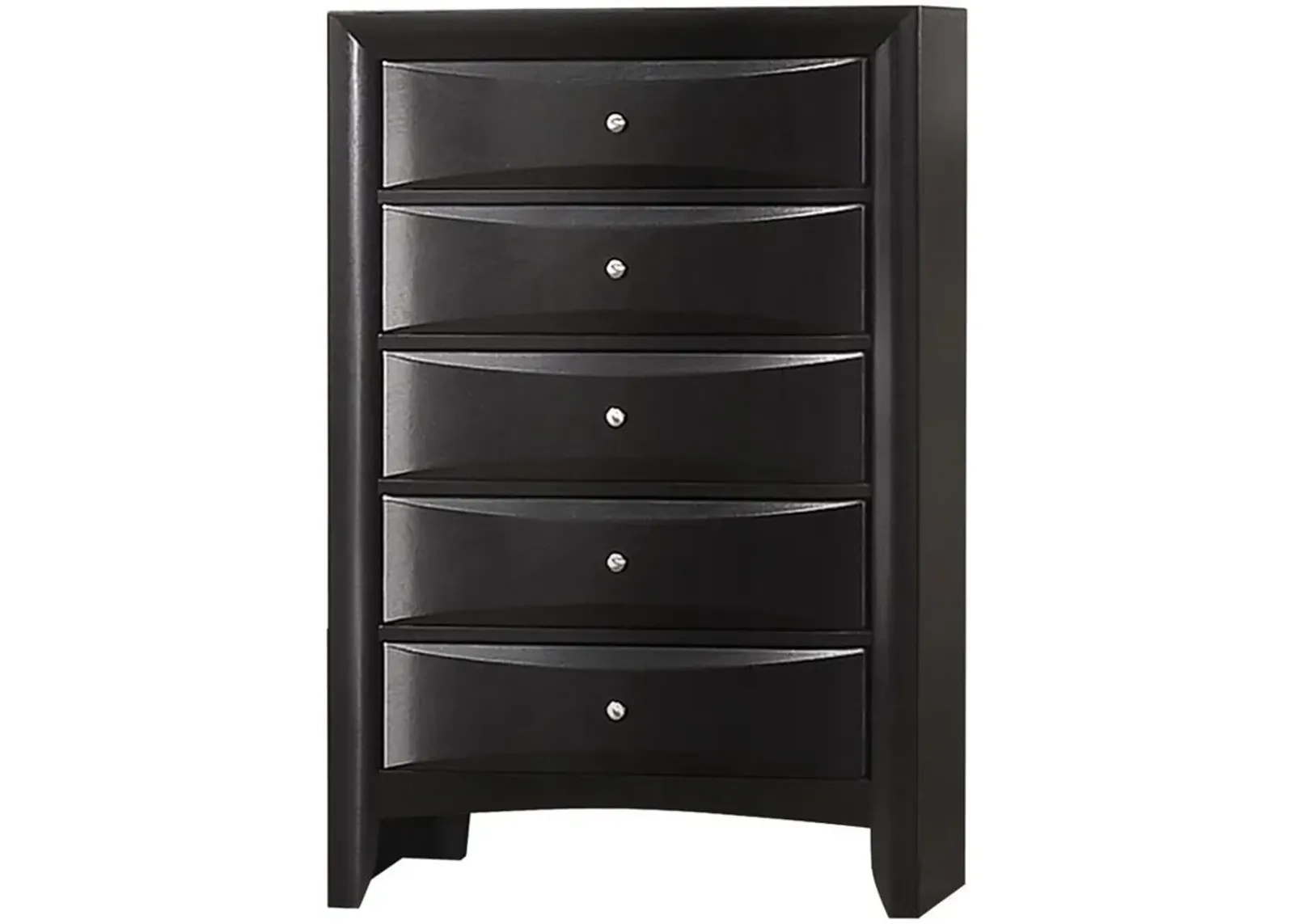 Briana - 5-Drawer Bedroom Chest - Black