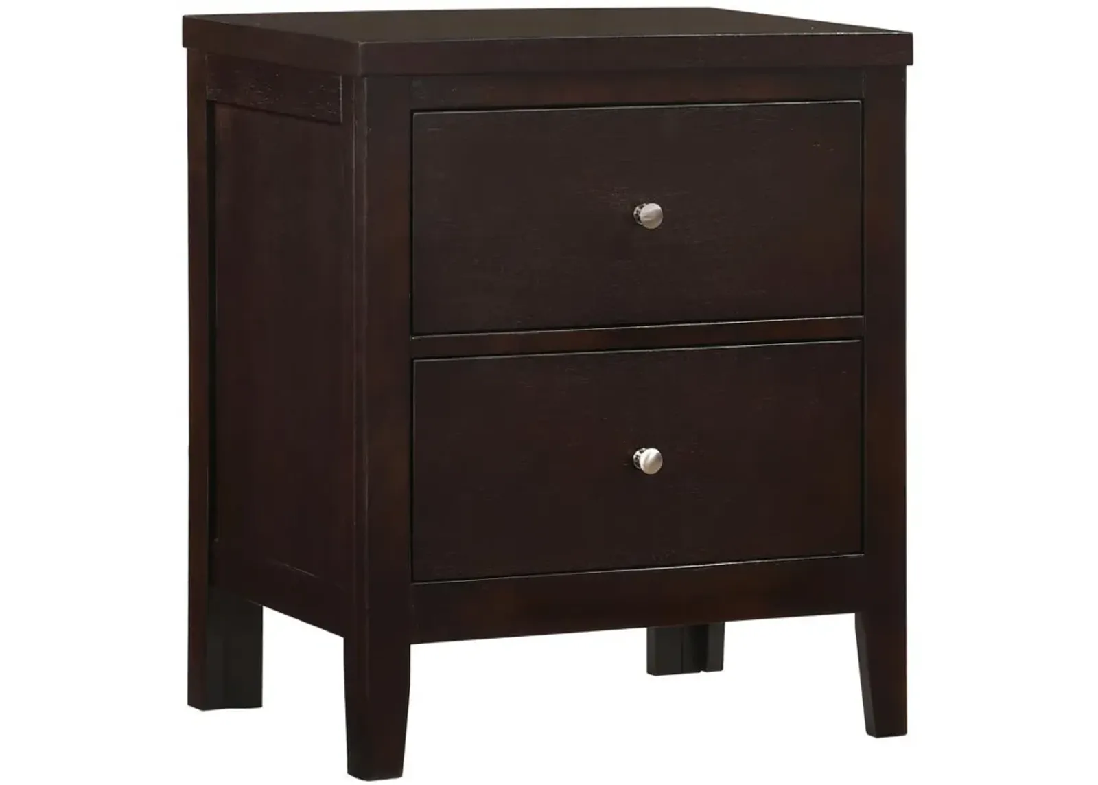 Carlton - 2-Drawer Nightstand - Cappuccino