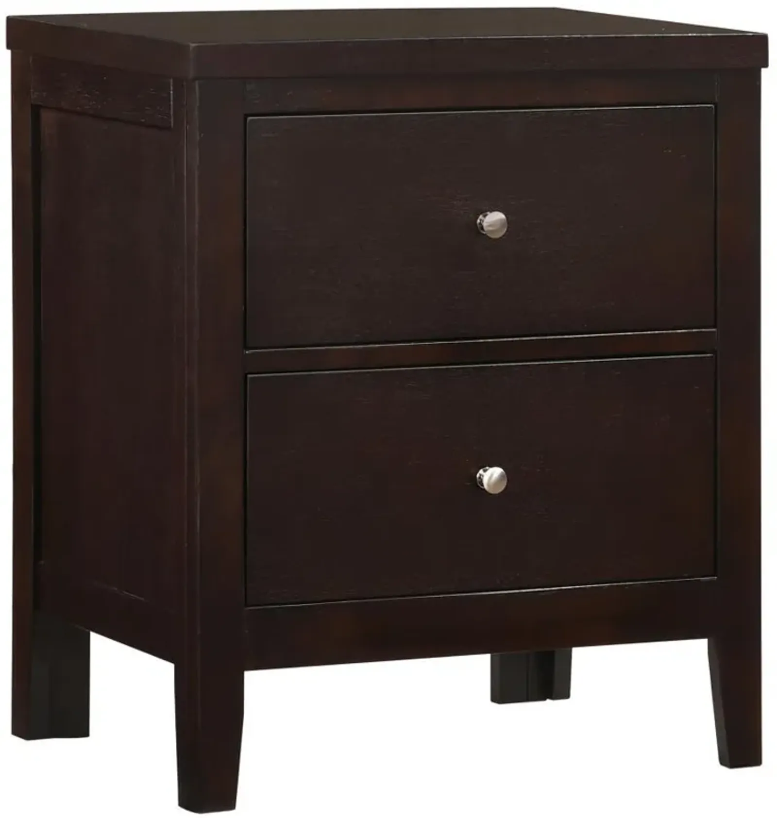 Carlton - 2-Drawer Nightstand - Cappuccino