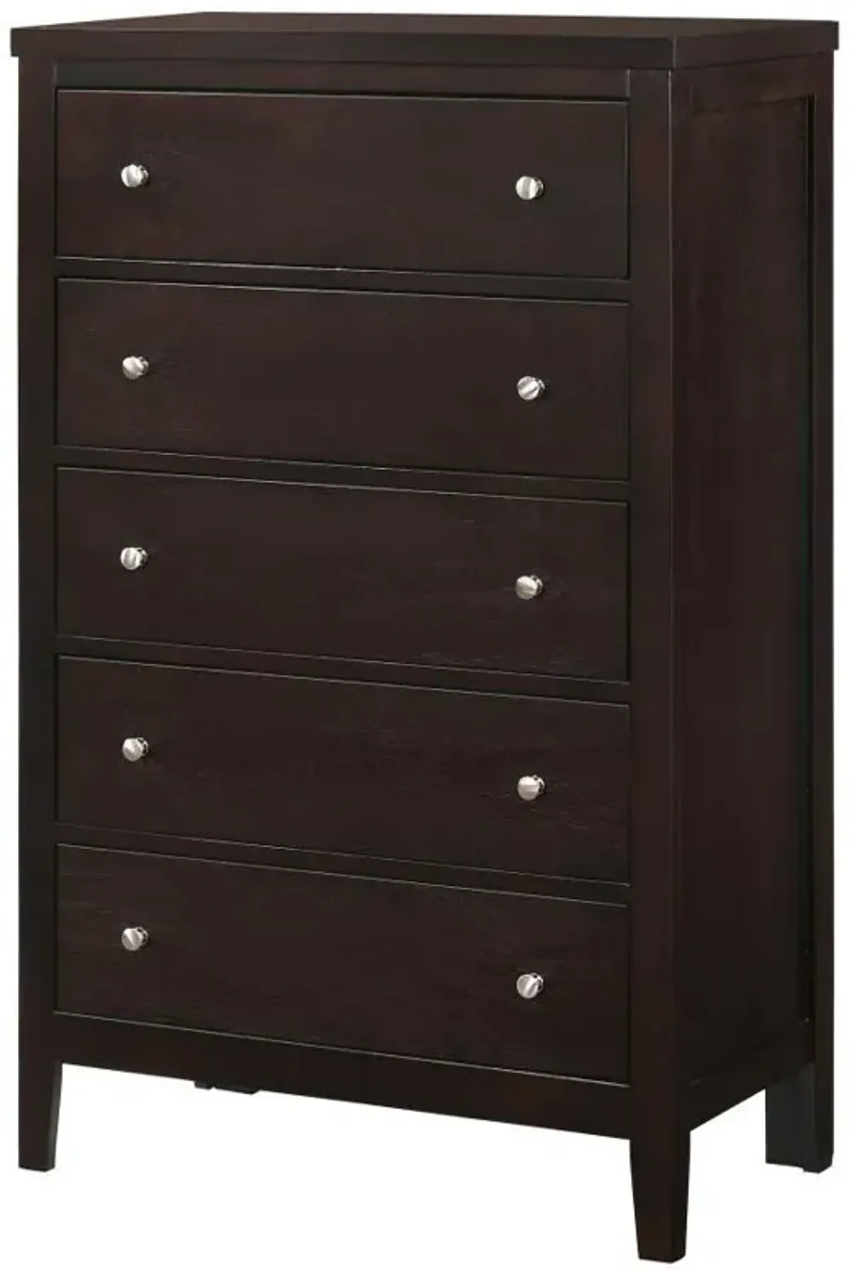 Carlton - 5-Drawer Bedroom Chest - Cappuccino