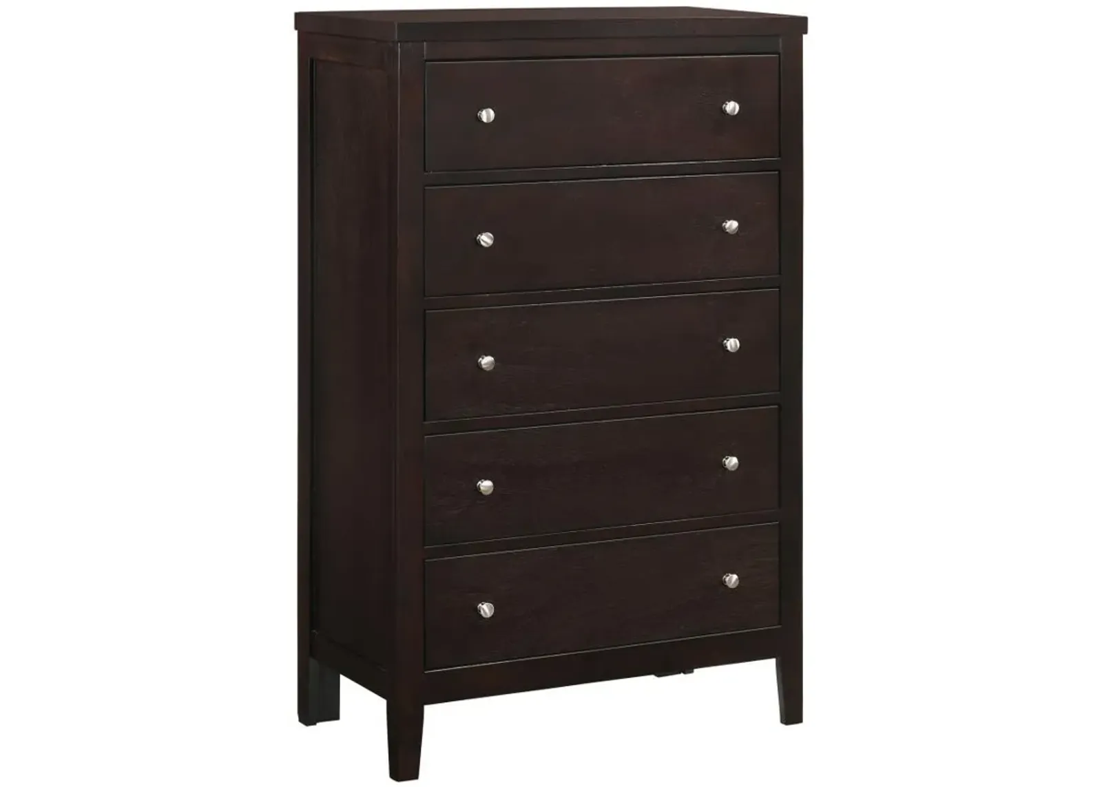 Carlton - 5-Drawer Bedroom Chest - Cappuccino