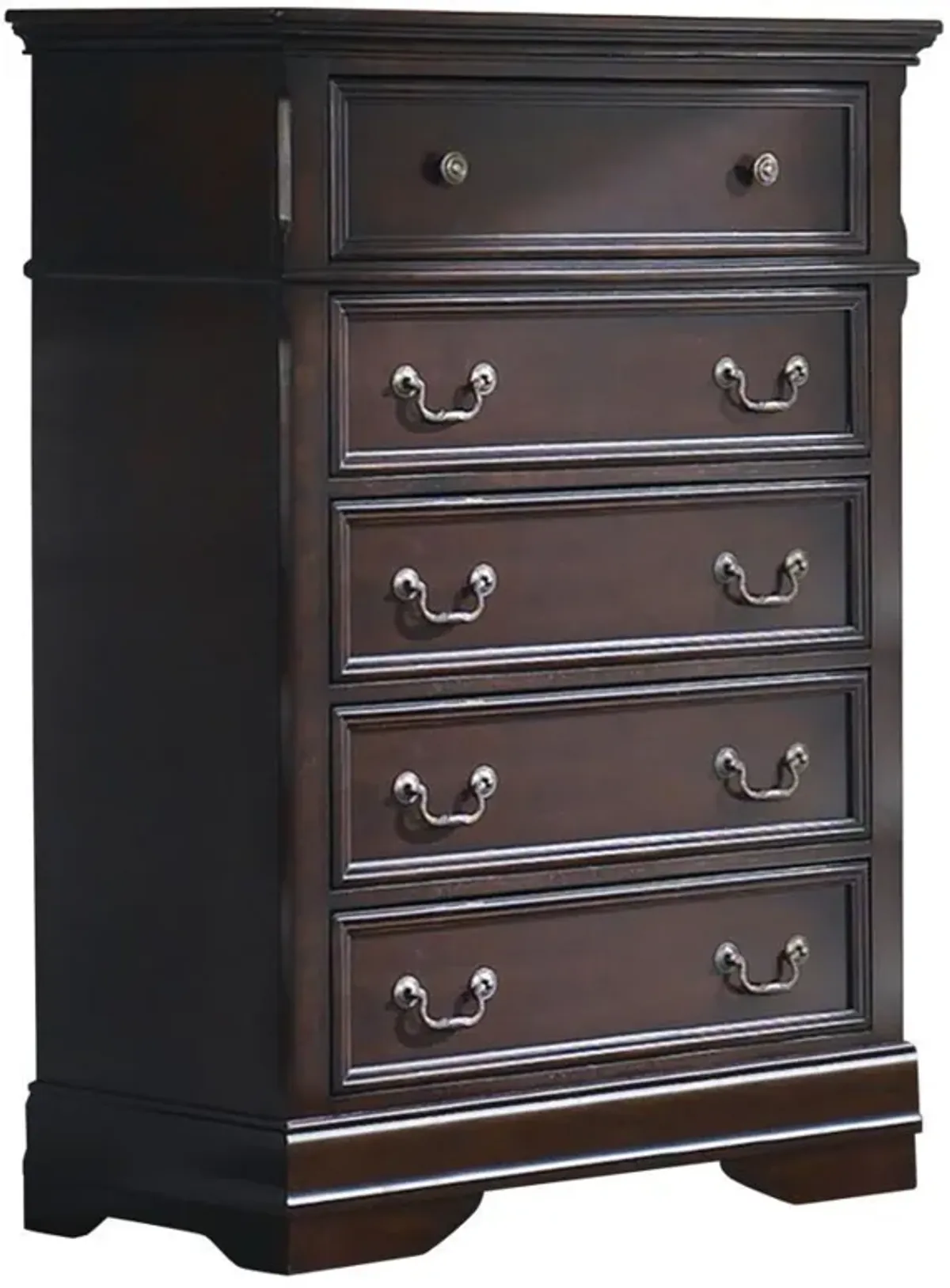 Cambridge - 5-Drawer Rectangular Chest - Cappuccino