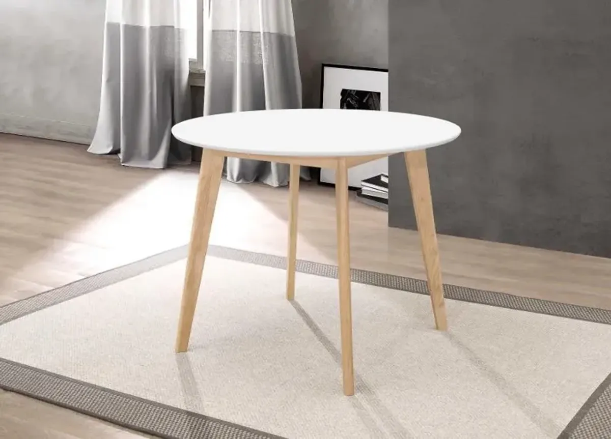 Breckenridge - Round Dining Table - Matte White