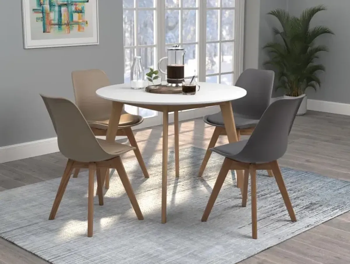 Breckenridge - Round Dining Table - Matte White