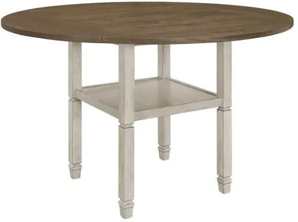 Sarasota - Extension Counter Dining Table - Rustic Cream