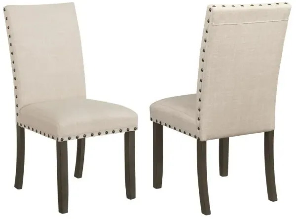 Ralland - Upholstered Dining Side Chair (Set of 2) - Beige