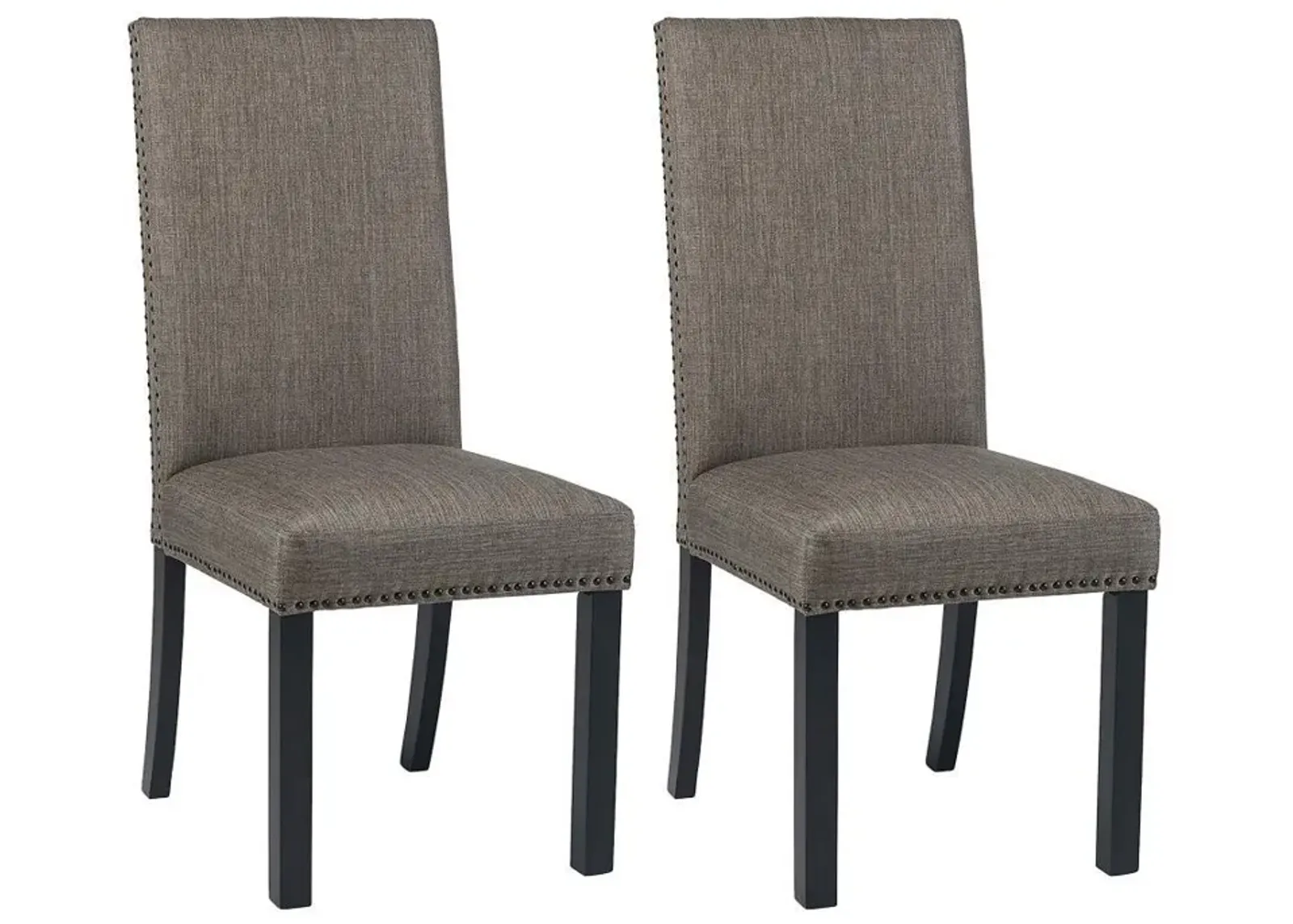 Hubbard - Fabric Upholstered Dining Side Chair (Set of 2) - Gray