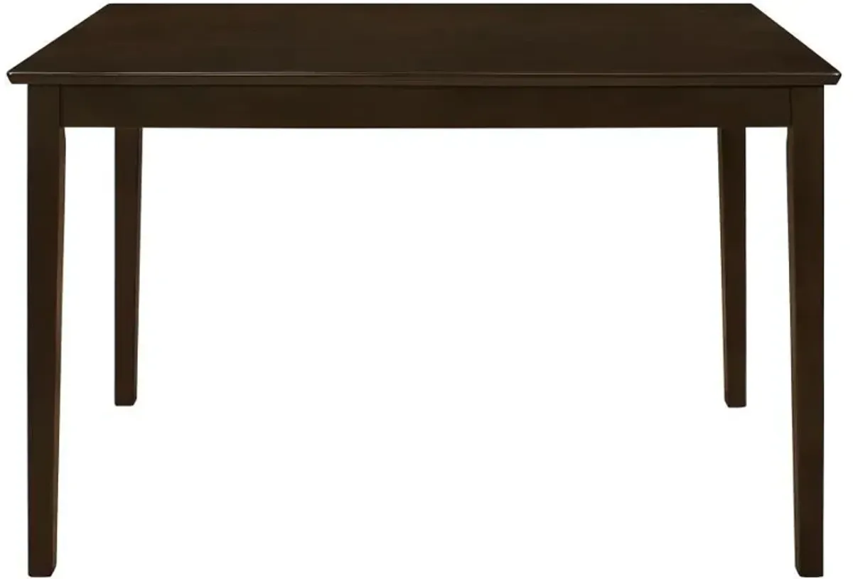 Guillen - 5 Piece Rectangular Dining Table Set - Cappuccino