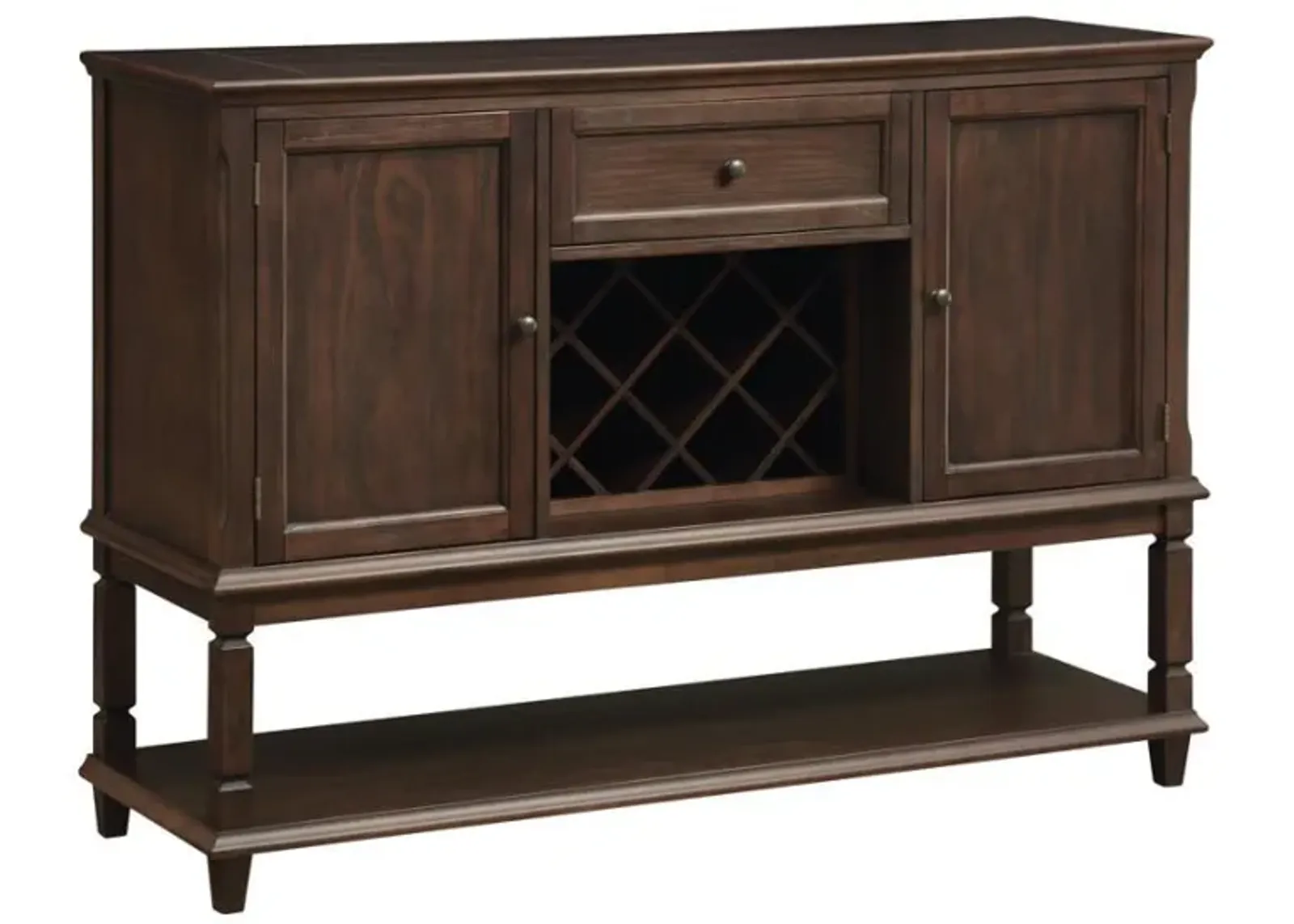 Parkins - 2 Door Sideboard Buffet Cabinet - Rustic Espresso