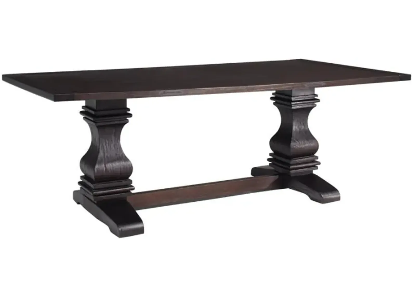 Parkins - Rectangular Dining Table - Rustic Espresso