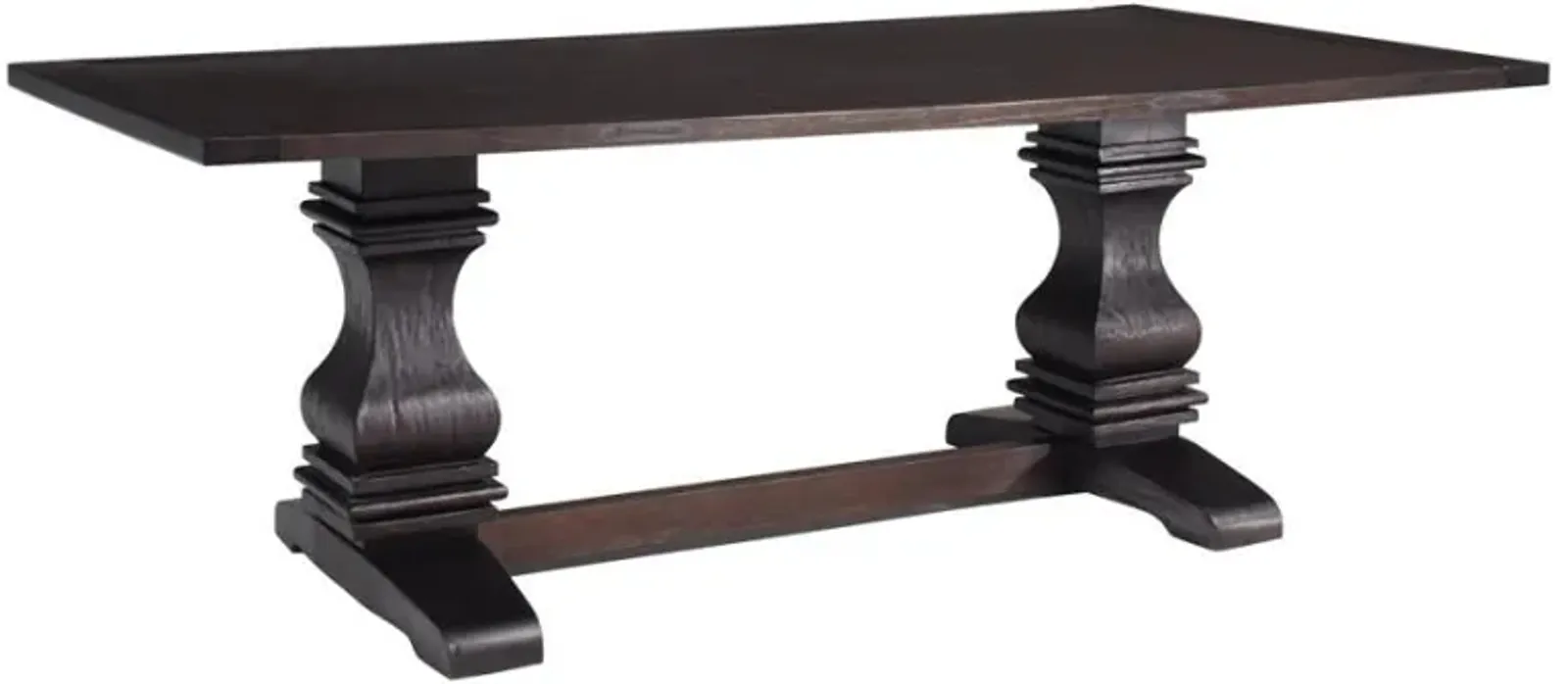 Parkins - Rectangular Dining Table - Rustic Espresso