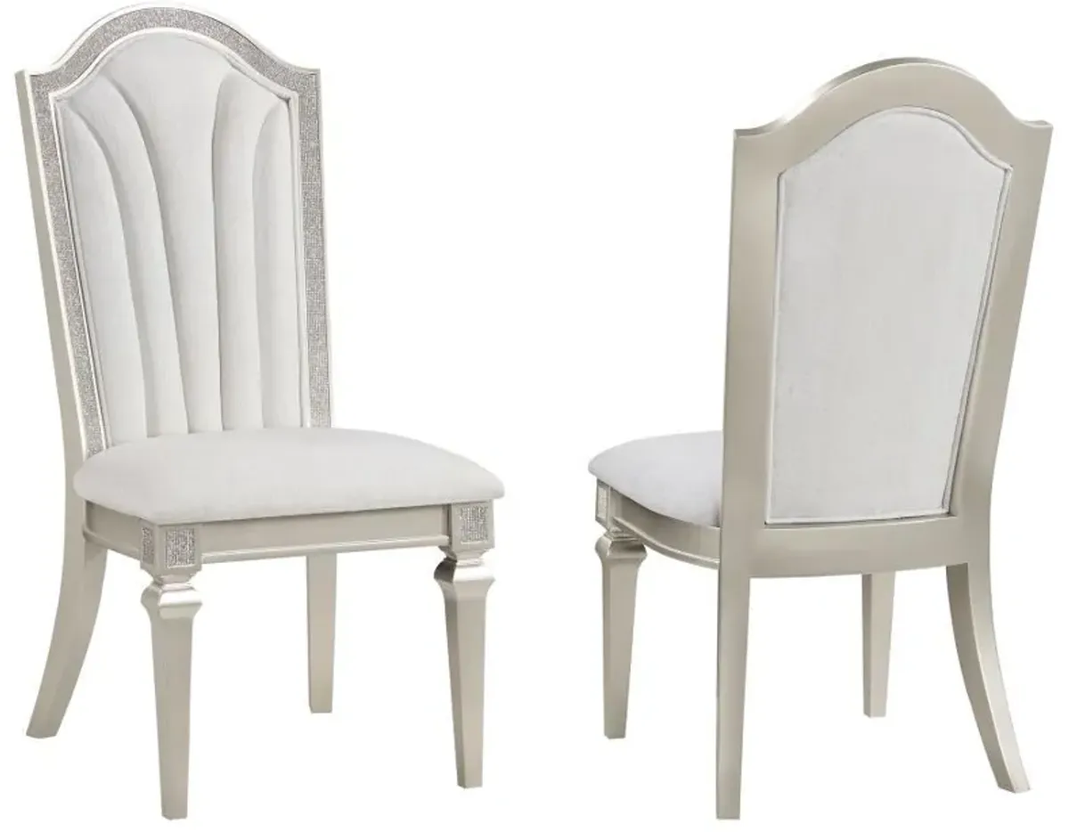 Evangeline - Wood Dining Side Chair (Set of 2) - Silver Oak