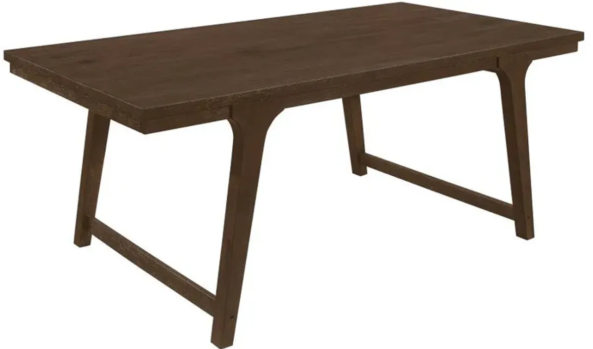 Reynolds - Rectangular Wood Dining Table - Brown Oak