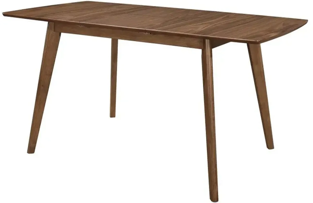 Alfredo - Extension Leaf Dining Table - Natural Walnut