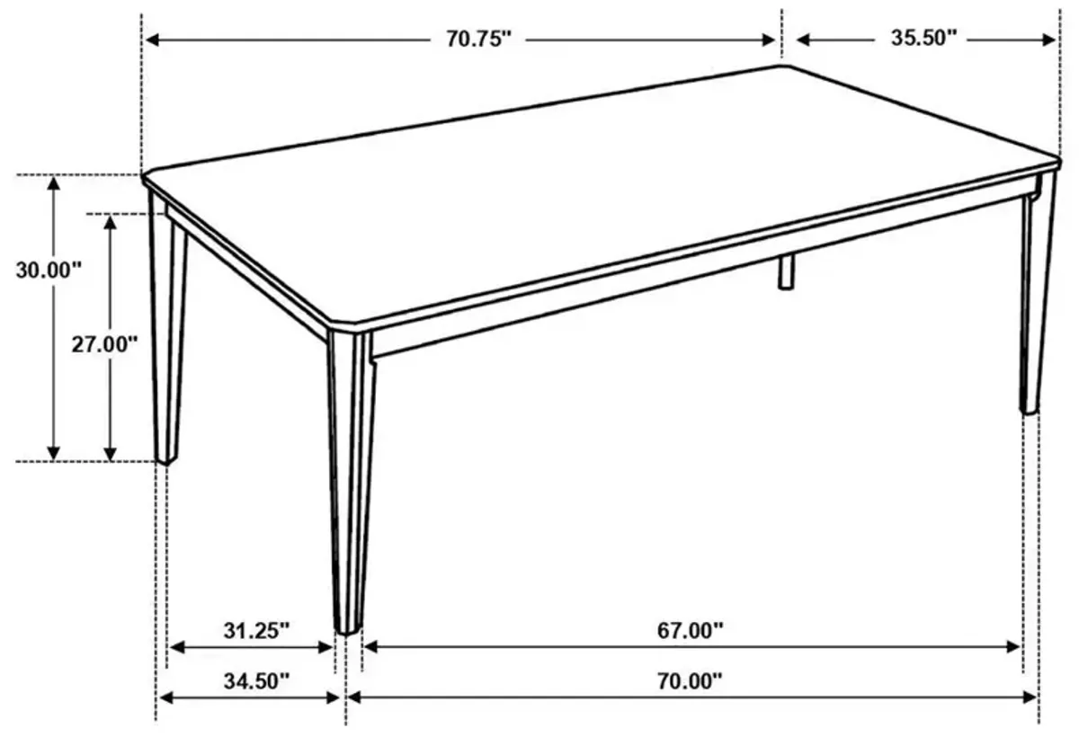 Wethersfield - Rectangular Wood Dining Table - Walnut