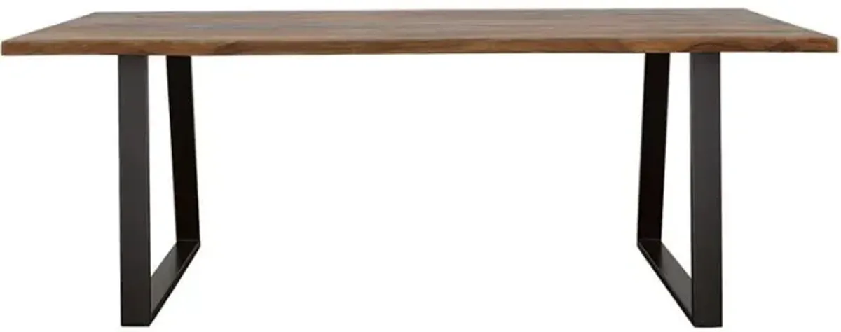 Ditman - Live Edge Dining Table - Gray Sheesham