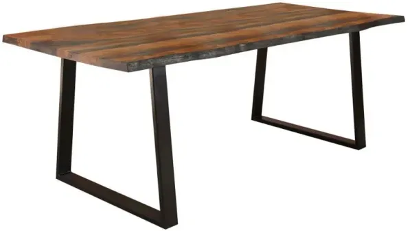 Ditman - Live Edge Dining Table - Gray Sheesham