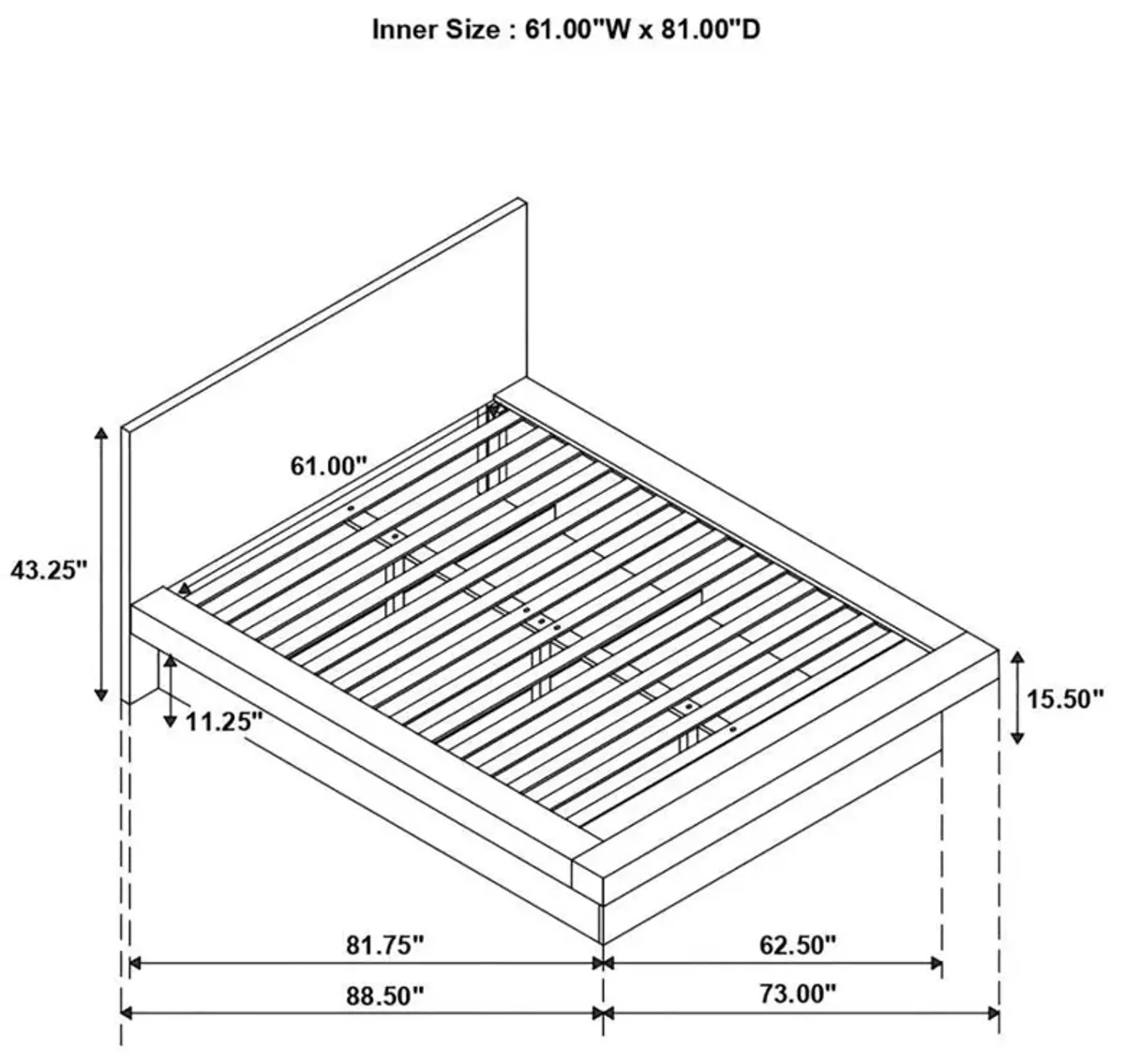 Jessica - Bedroom Set With LED