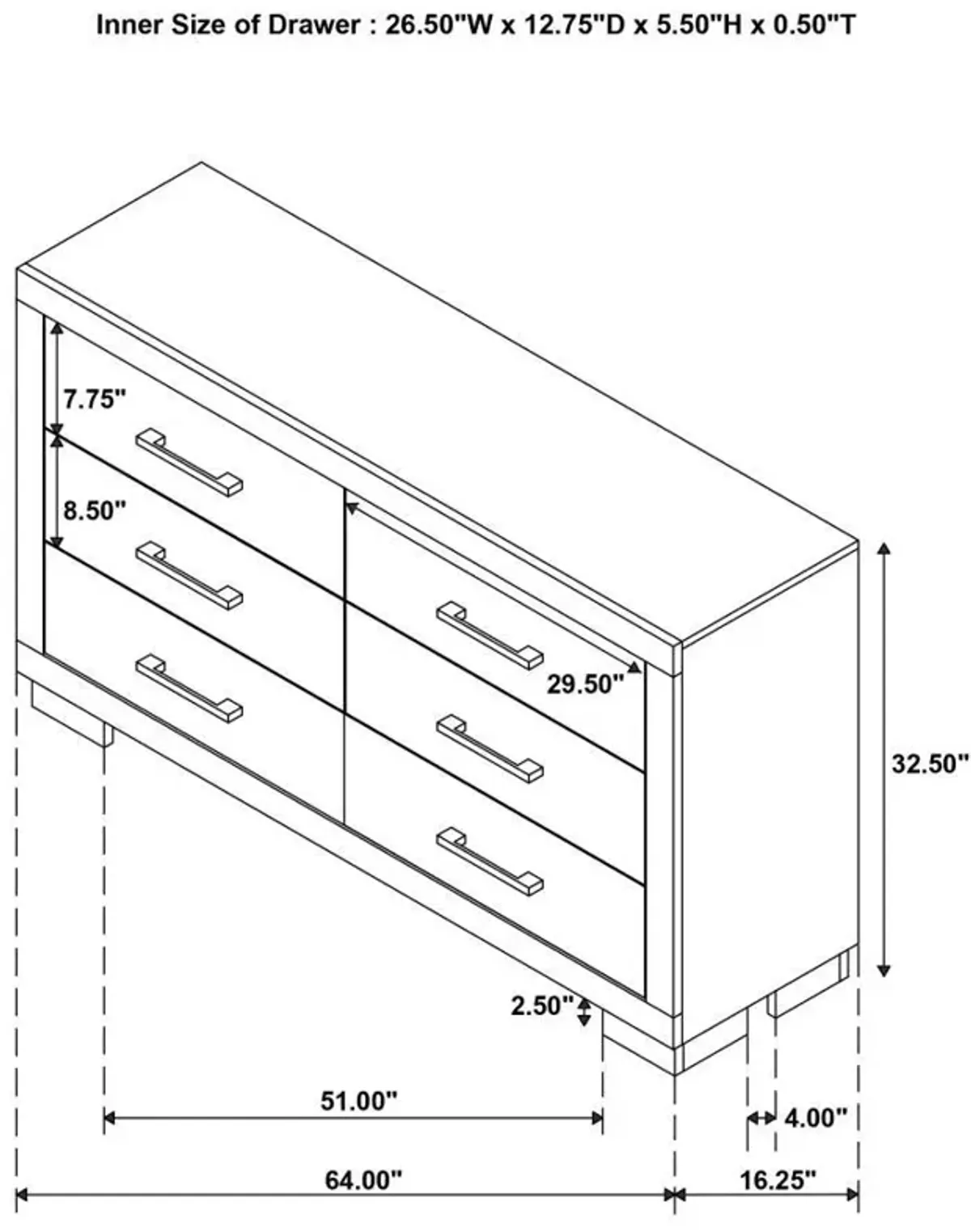 Jessica - Bedroom Set With LED