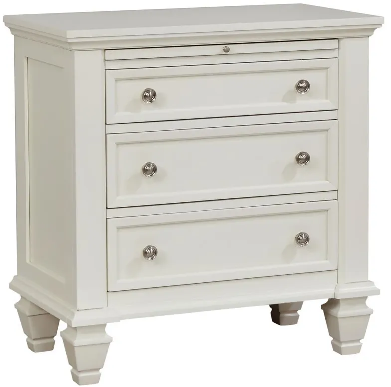 Sandy Beach - 3-drawer Nightstand by Bel Furniture | Furniture.com