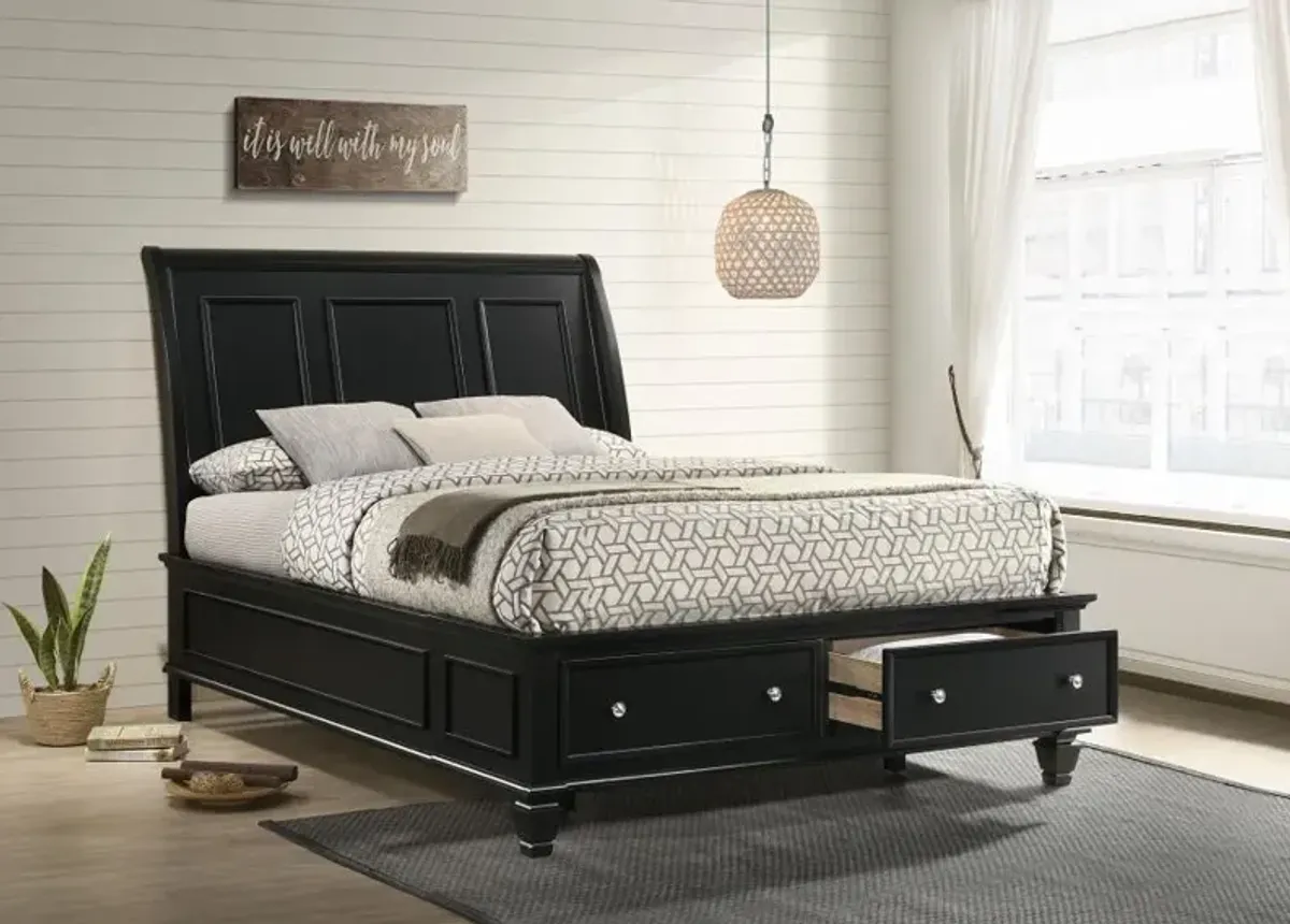 Sandy Beach - Storage Sleigh Bed