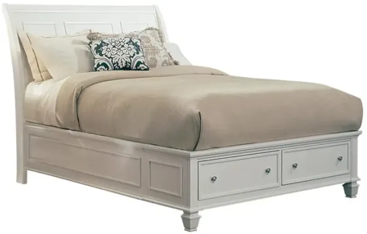 Sandy Beach - Storage Sleigh Bed