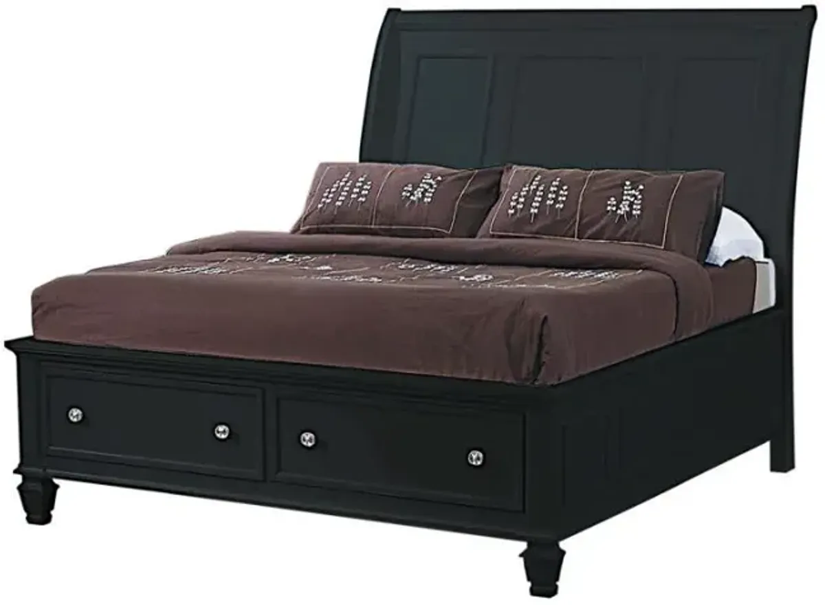 Sandy Beach - Storage Sleigh Bed