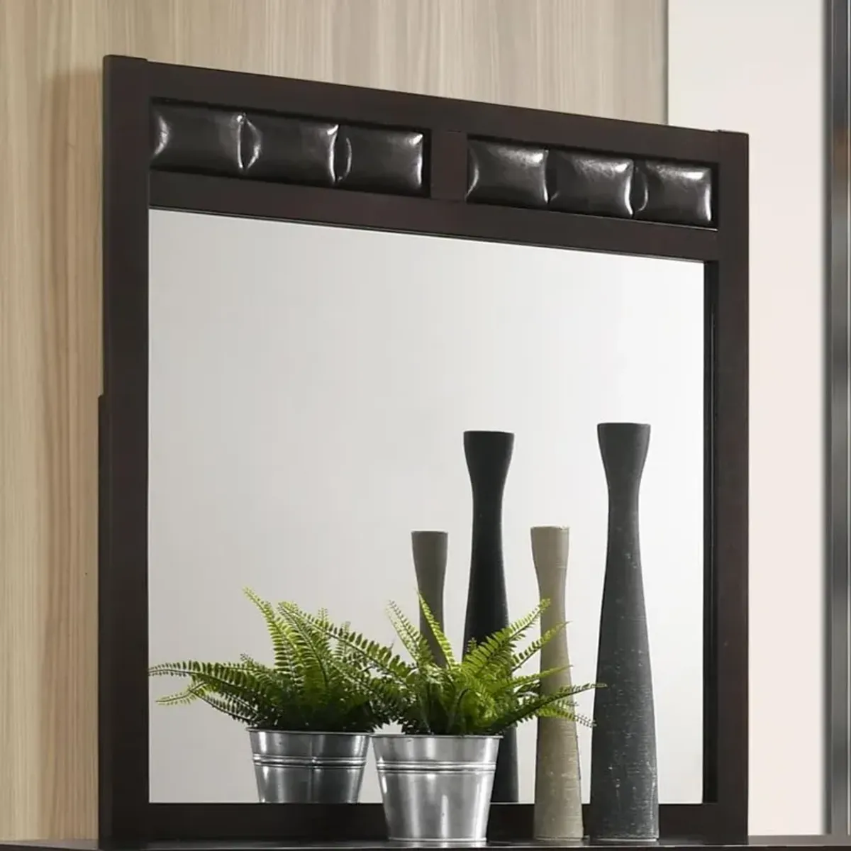 Carlton - Upholstered Rectangular Mirror