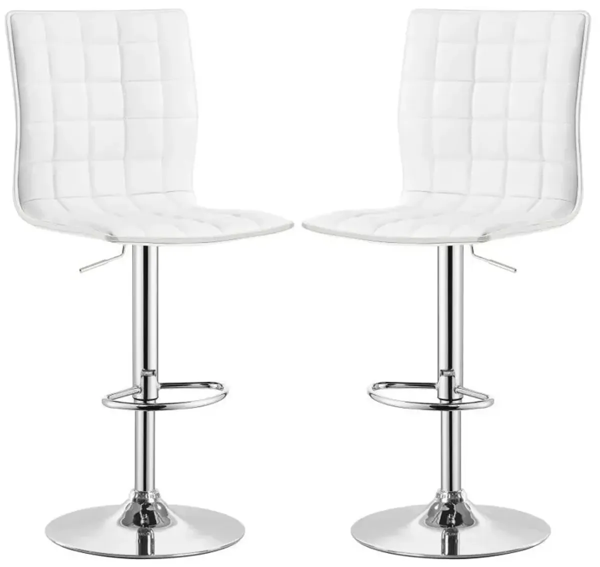 Ashbury - Slim Upholstered Adjustable Bar Stools (Set of 2)