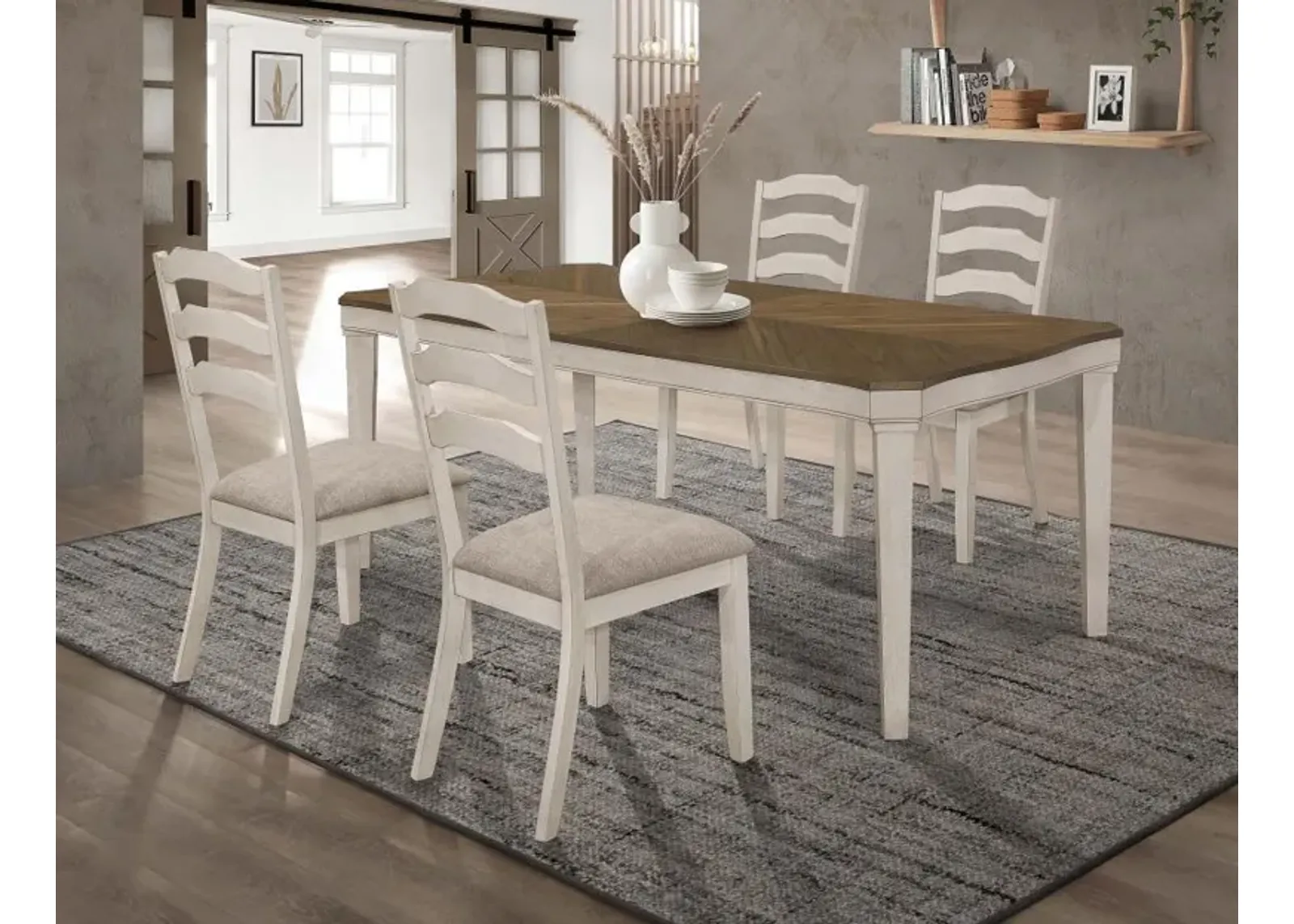 Ronnie - Starburst Dining Table Set