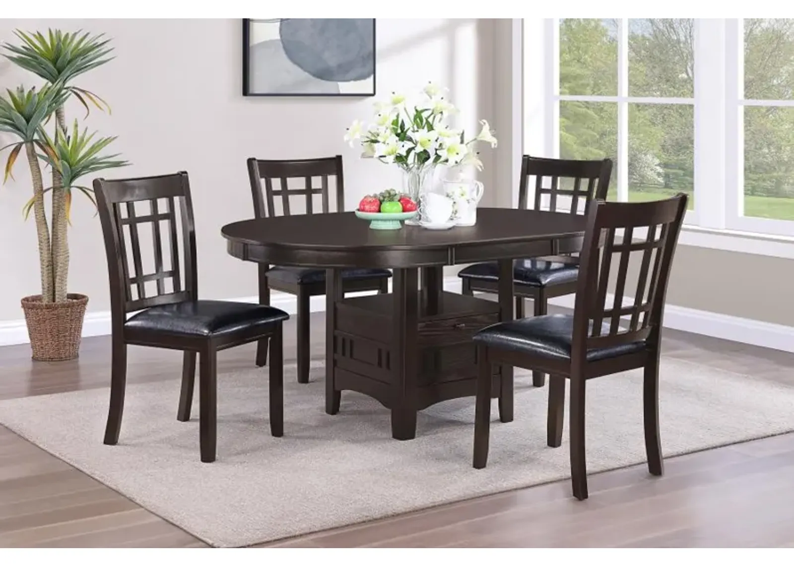 Lavon - Transitional Five-piece Dining Set