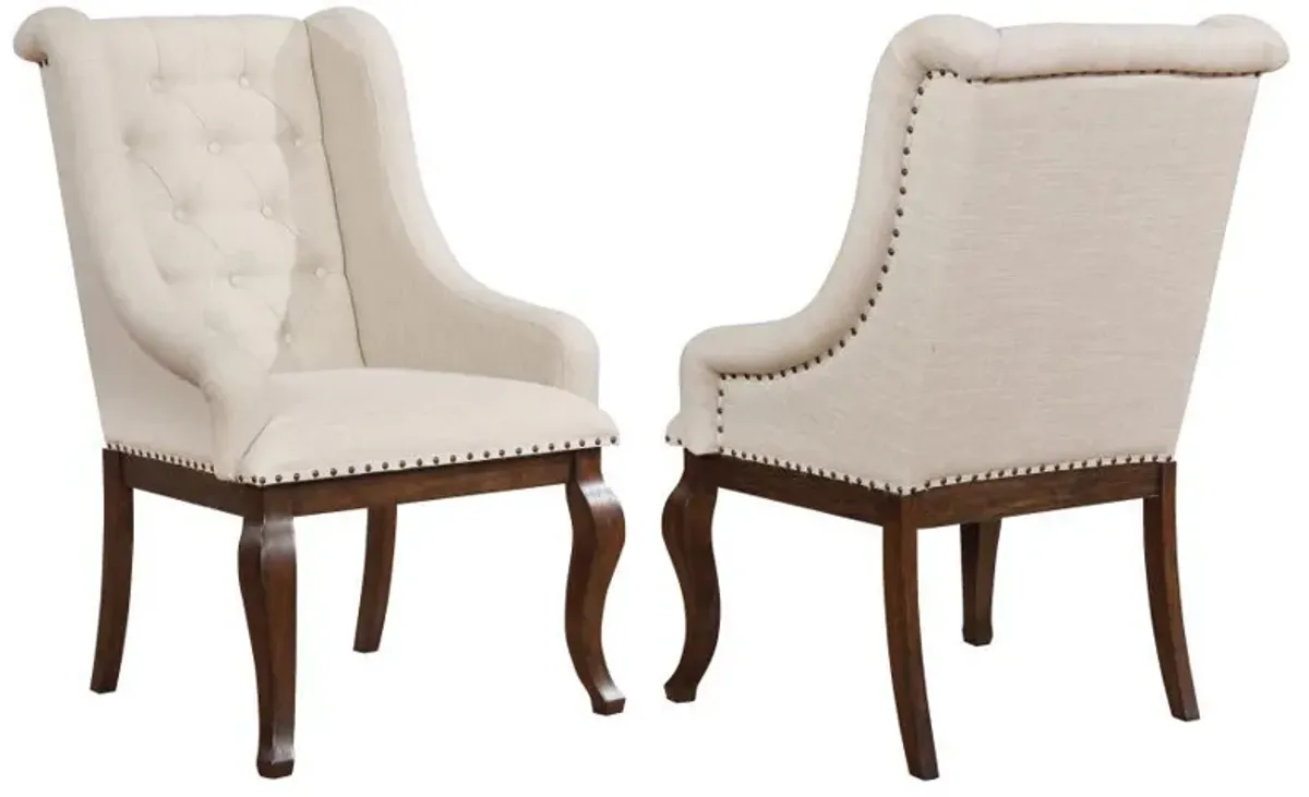 Brockway - Cove Tufted Arm Chairs (Set of 2)